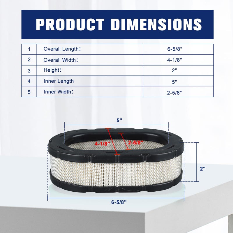 Powtol 32 083 09-S Air Filter for Kohler 7000 series 24 HP KT725 KT735 KT740 KT745 KT730 KT715 Replace for KH-32-883-09-S1 32 883 09-S1 - Image 3